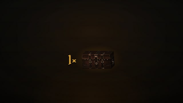 A stash chest marked one times